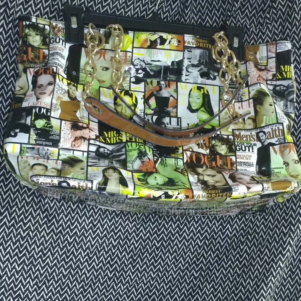 Magazine cover pop culture bag